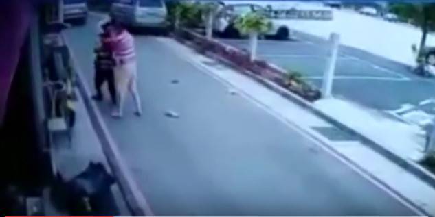 بالفيديو: سائق يهاجم شرطياً بالساطور.. بسبب مخالفة