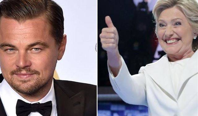 دي كابريو يجمع التبرعات من أجل ترشح "كلينتون"