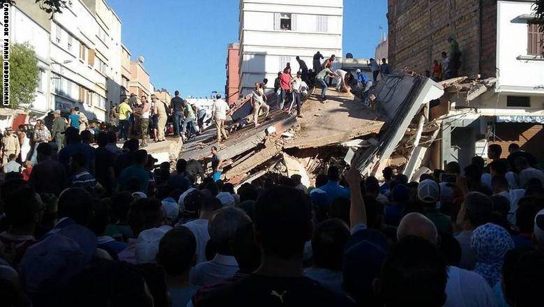 انهيار عمارة سكنية في الدار البيضاء يخلّف عدة ضحايا