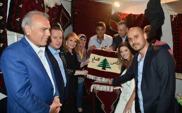 عريجي والصلح وحبيش ورحمة
زاروا معرض السجّاد العيدموني
