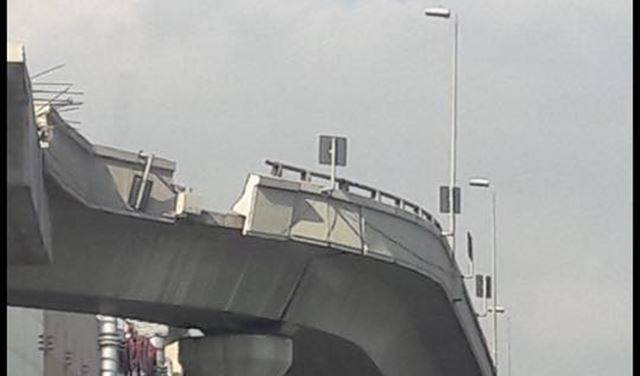 بالصور: جسر الـ"سيتي مول".. وخطر الموت!