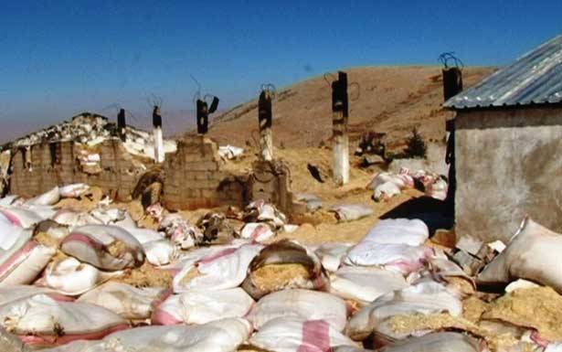 حريق هائل بمستودعات بحدث بعلبك