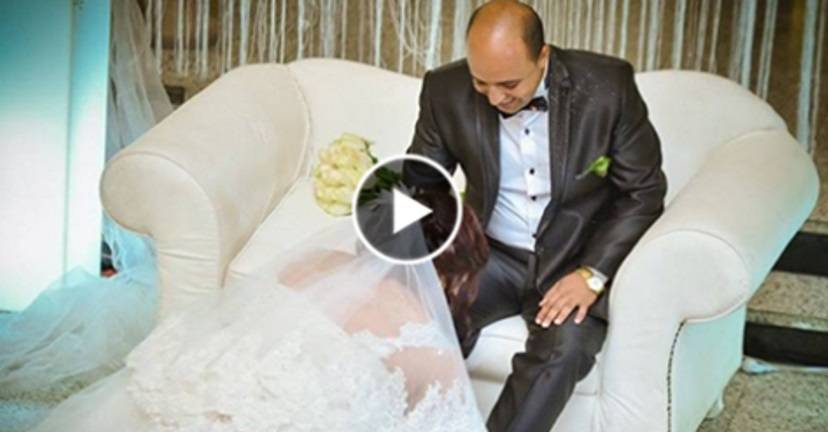بالفيديو: شاهد فعل غير متوقع من عروس مع عريسها ليلة الدخلة!