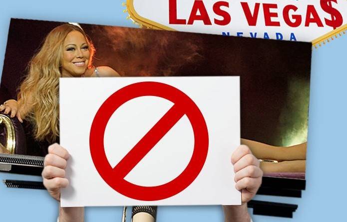 بالصورة: حظر هذا الإعلان لماريا كاري لأنّها 