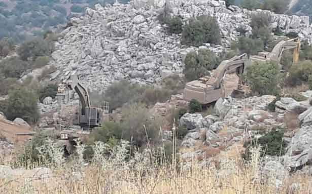 إستئناف أشغال العدو في جبل سدانة
و«اليونيفيل» والجيش تفقدا المكان