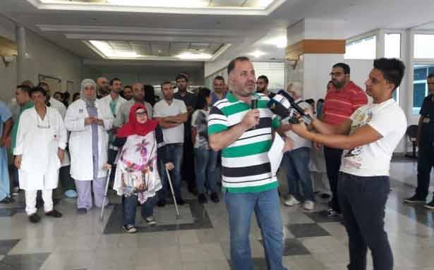 إعتصام مُوظفي مُستشفى رفيق الحريري :
غير معنيين بالتسويف ولنا تحرّكات مُقبلة