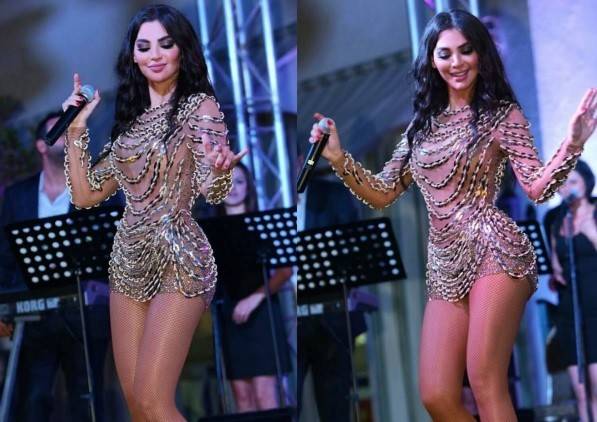 بالصورة.. قمر بالشفّاف والوسّوف يمسك يدها