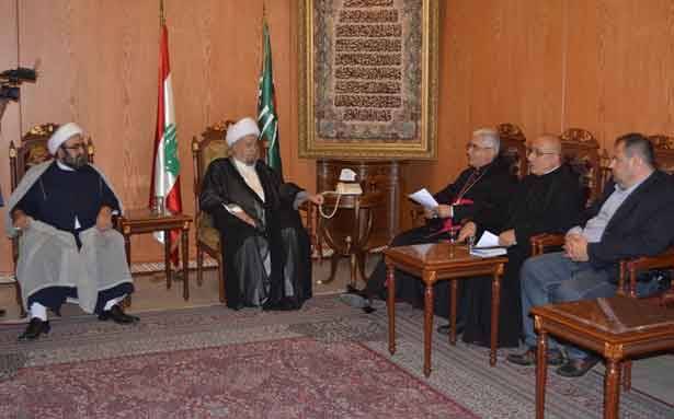 قبلان استقبل مُوفدين من الراعي :
مُتمسّّكون بتحصين العيش المشترك