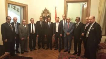 سامي الجميل لبى دعوة السفير اللبناني في موسكو الى عشاء على شرفه