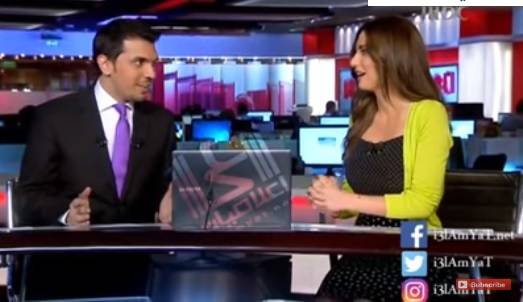 فيديو: مطلب غريب من مذيعة mbc لزميلها على الهواء!