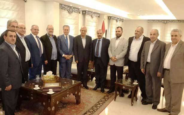 «لقاء الأحزاب» زار السفير السوري مهنئاً
علي: سورية على أعتاب تحقيق
الانتصار على الإرهاب وداعميه