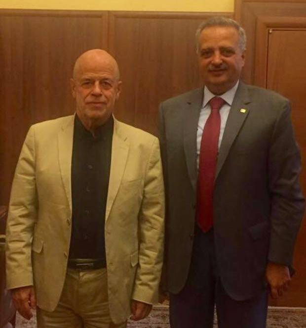 أرسلان يلتقي البروفيسور ناومكين وبرلمانيين وطلاب في موسكو