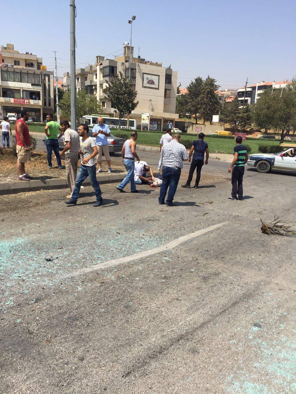 جرحى انفجار كسارة توزعوا على 3 مستشفيات