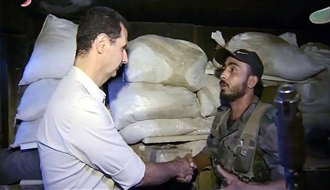 الأسد كان سيزور حلب