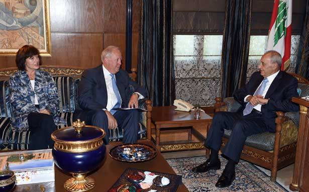 دعا لانتخاب الرئيس في 7 أيلول
برّي عرض وشانون التطورات