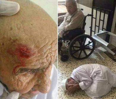 صورُ تعنيف مسنّ تثير جدلاً.. ما حقيقتها؟