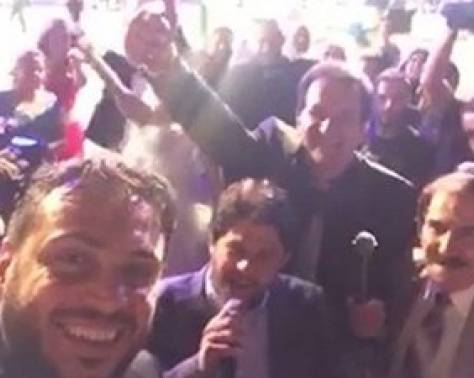 فيديو جديد - زفاف ابن محمد اسكندر يتحوّل إلى تظاهرة