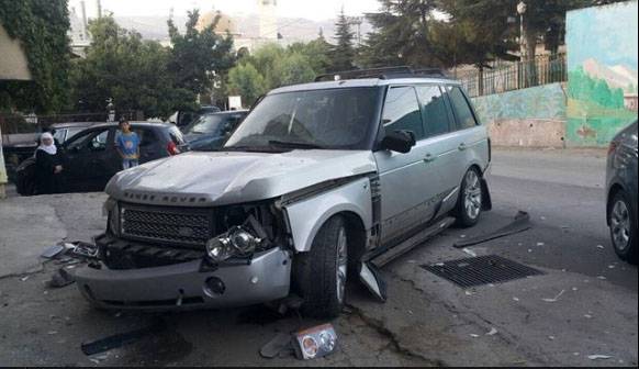 بالصور.. انفجار في مجدل عنجر وإصابة طفلتين