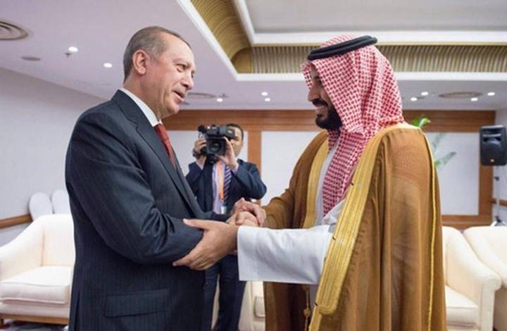 بالفيديو: أردوغان يرحب بالأمير محمد بن سلمان باللغة العربية