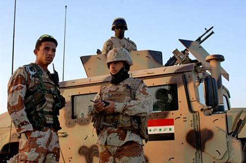 مقتل 15 عنصرا من القوات العراقية في تفجير انتحاري في الانبار
