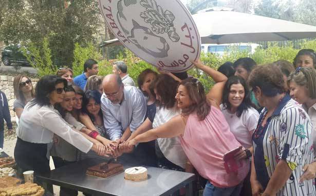 إفتتاح مشغل جبل موسى في جورة الترمس
