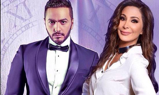 بالفيديو- معركة بين جمهور إليسا وتامر حسني بسبب هذا الاسم
