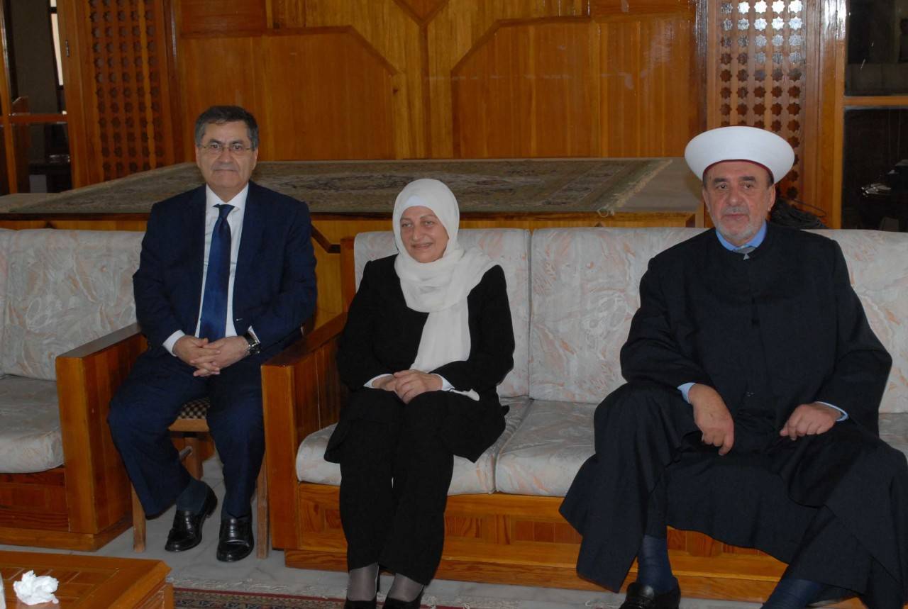 المفتي سوسان التقى مهنئين بالأضحى في صيدا