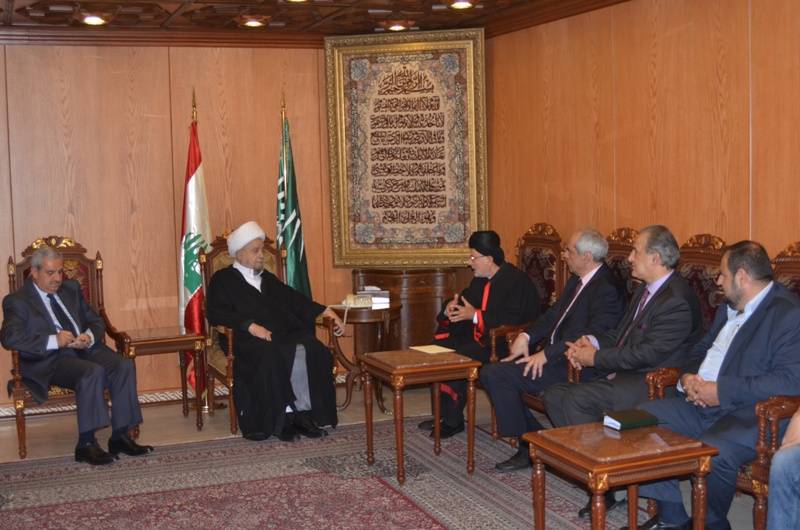 قبلان تلقى دعوة من الراعي للمشاركة في يوم الصلاة في حاريصا: لتعميم ثقافة السلام بين الشعوب