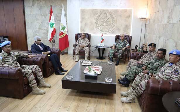 قهوجي استقبل وزير الدفاع الماليزي