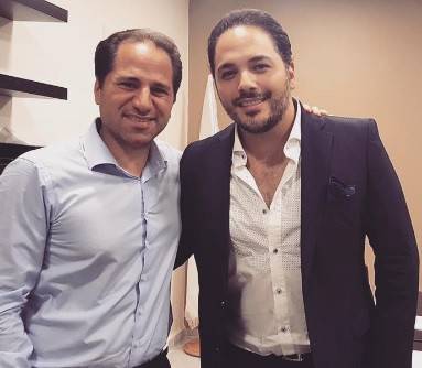 بالصورة.. رامي عياش لسامي الجميل: هالفرحة فرحتنا!