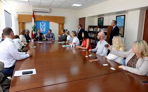استقبل وفد مكاتب السفر في بيلاروسيا
فرعون : لتمتين العلاقات السياحيّة الثنائيّة