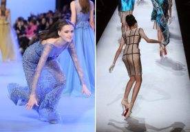 بالفيديو.. أكثر المواقف إحراجاً لعارضات الأزياء على المسرح