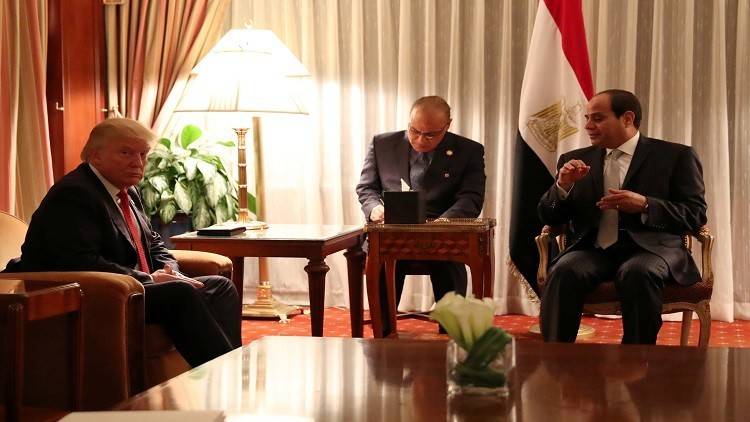 السيسي يلتقي مرشحي الرئاسة الأمريكية
