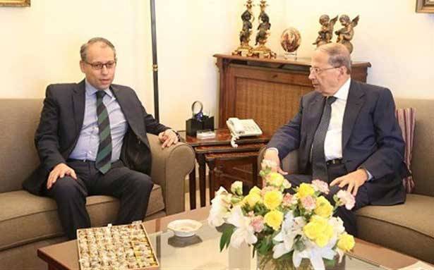 السفير المصري زار عون والسنيورة