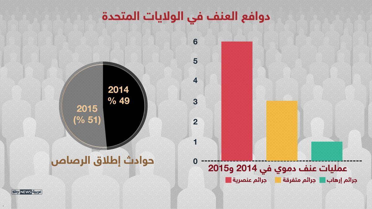 إنفوغرافيك.. 600 ألف بندقية تسرق سنويا في أميركا