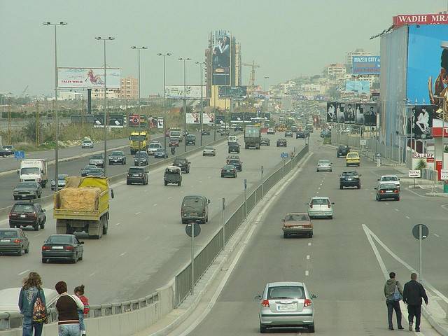شاهد: على جسر ضبية.. توسل ماري بطريقة 