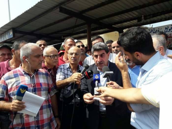 بعد نجاح الاضراب طليس يدعو لفتح الطرقات.. ويشكر المواطنين