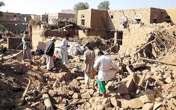 العدوان السعودي ــ الأميركي ارتكب مجزرة في إب