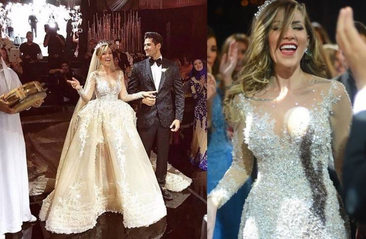 في الزفاف.. ما علاقة طليق هيفا بزوجة ملك جمال لبنان؟