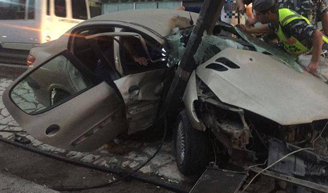 بالصورة..3 جرحى بحادث مروّع في جونيه