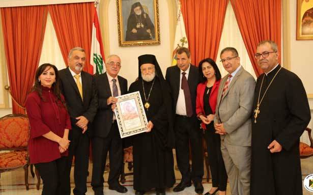 وفد «الرئاسيّة العليا لشؤون الكنائس» في فلسطين زار دريان وحسن
لحام: ندعم صمودكم وبقاءكم على أرضكم