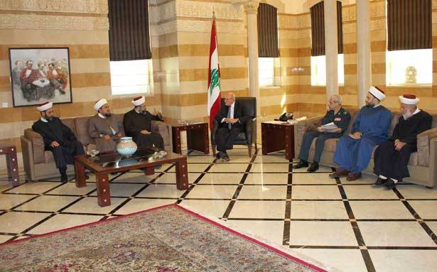 سلام التقى وفد «هيئة العلماء المسلمين»