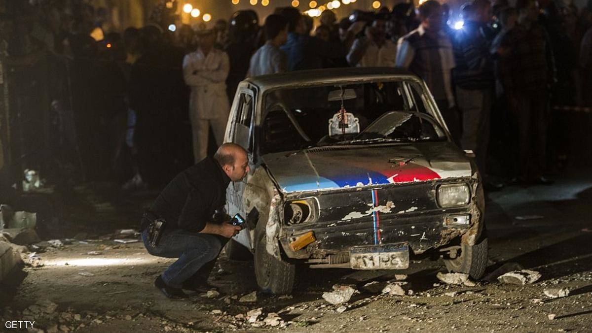 بالصور.. اللحظات الاولى لانفجار القاهرة