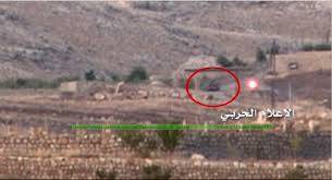 بالفيديو  استهداف المجموعات المسلحة شرق مدينة درعا