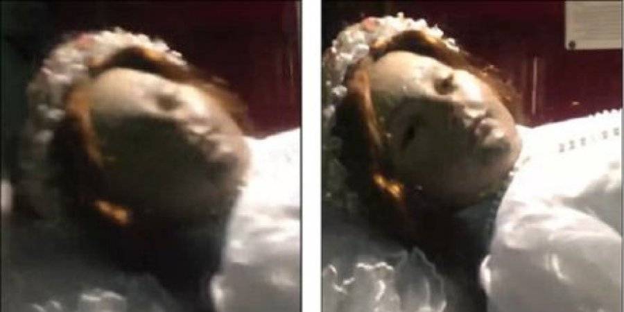 فيديو صادم لجثة فتاة ترمش بعينيها بعد 300 عام على مقتلها