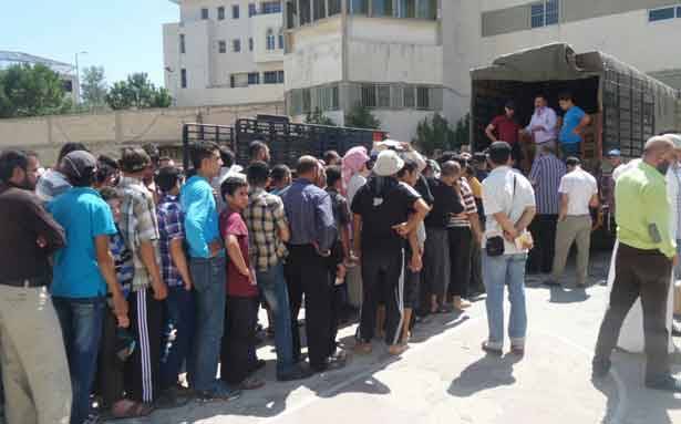 التكفيريون يتسترون وسط النازحين في وادي خالد
