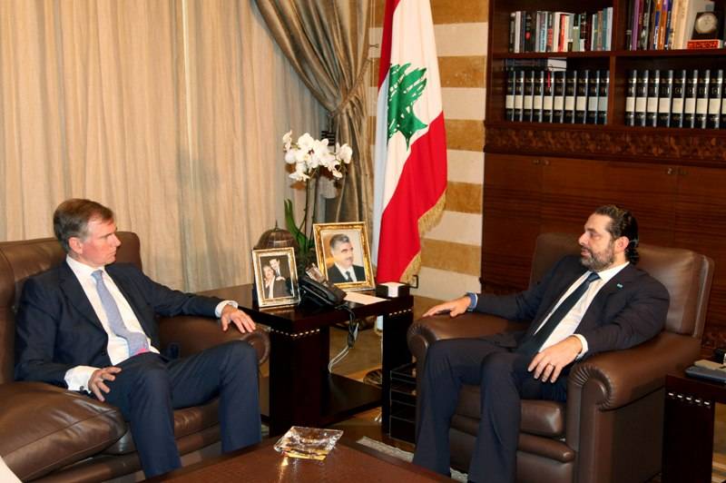 الحريري بحث العلاقات الثنائية مع السفيرين البريطاني والتركي