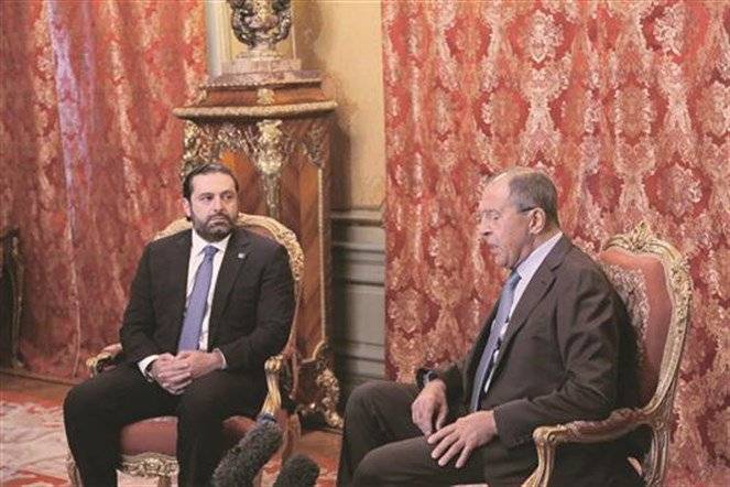 تباين كبير بين لافروف والحريري