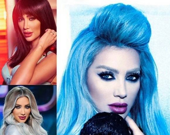صور مايا دياب بألوان شعر جريئة اللون الأخير سيصدمك