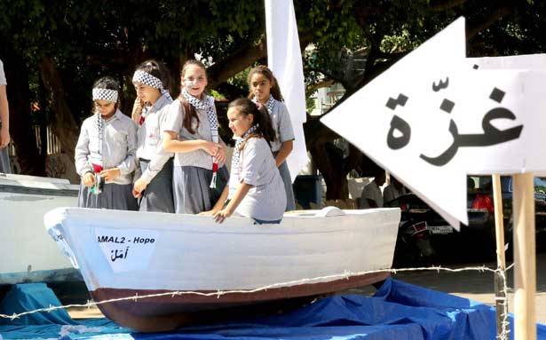 «أمل العودة وزيتونة الحريّة لغزة الأبيّة»